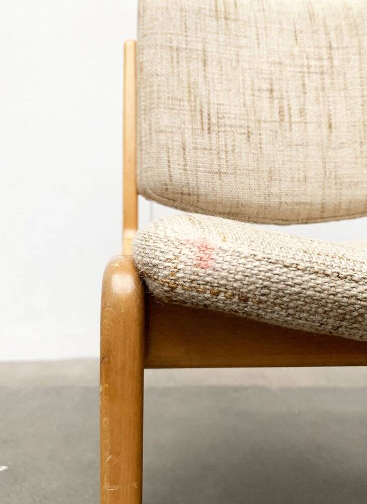 Set of German sled chairs from the mid-century, 1960s.