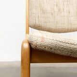 Set of German sled chairs from the mid-century, 1960s.