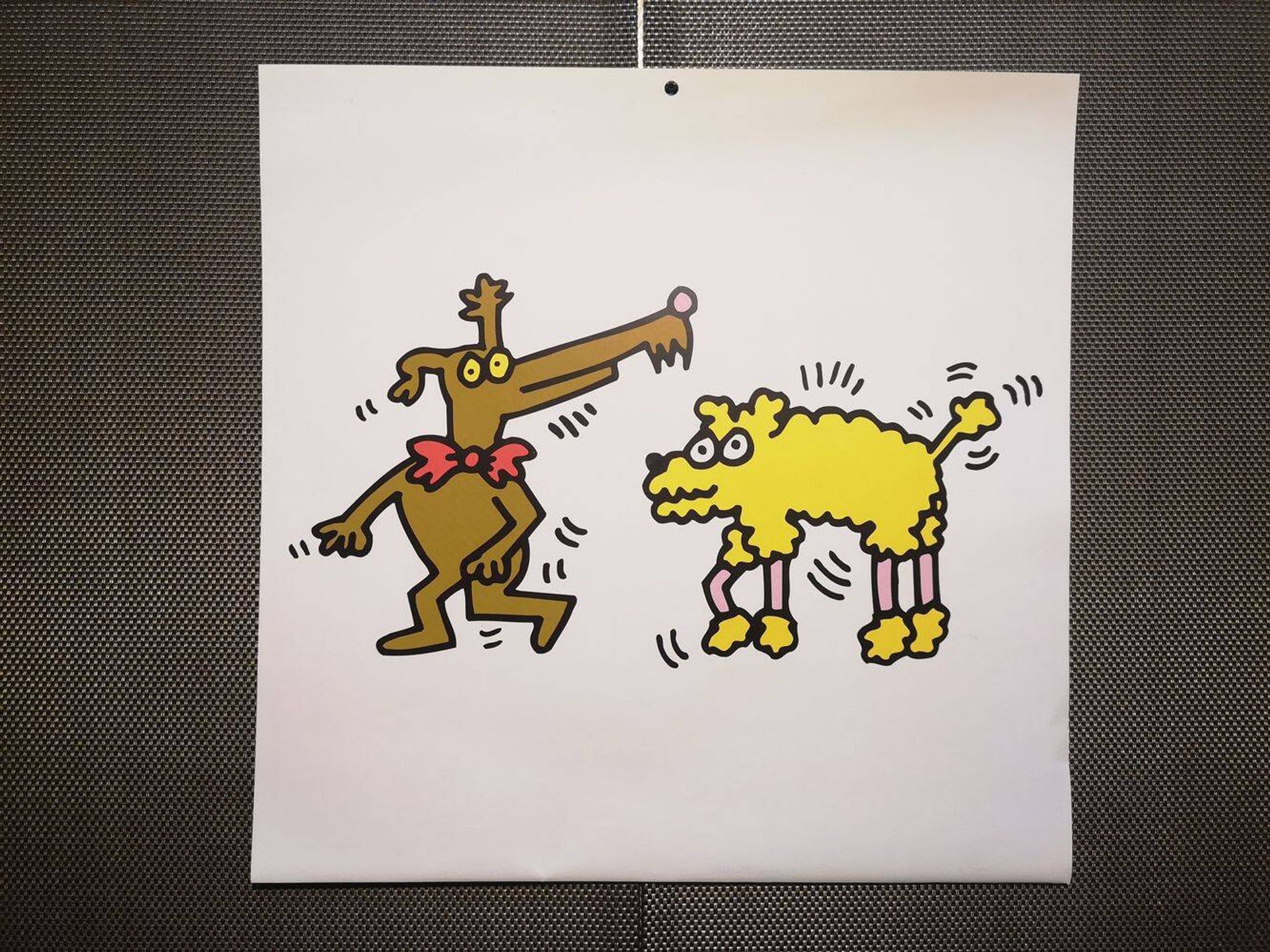 Illustration de Keith Haring - Série 'Animals' - 9/12