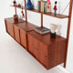 Teak modular bookcase PS System, Danish design, 1960s, manufactured by Rand