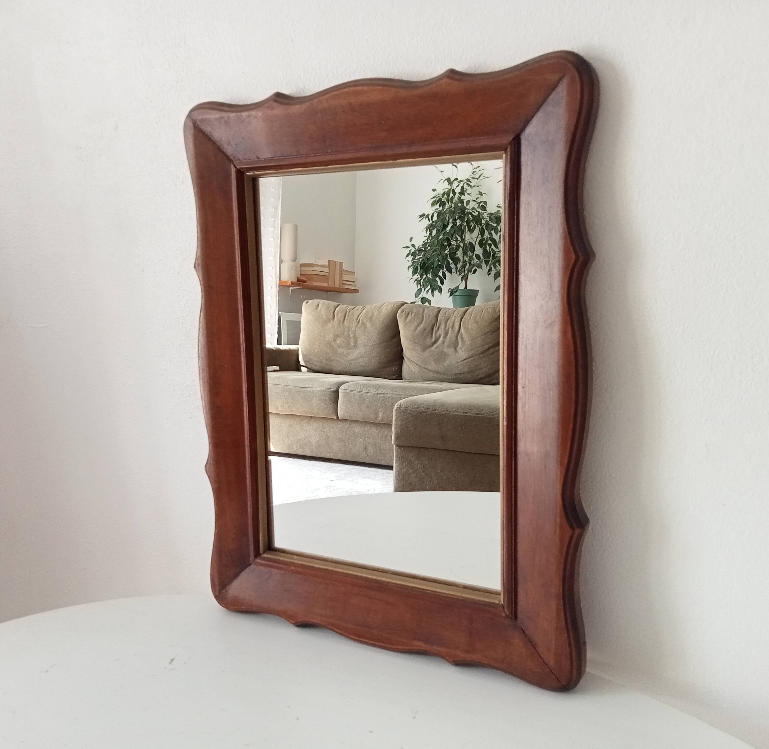 Rustic vintage mirror chic countryside
