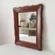 Rustic vintage mirror chic countryside