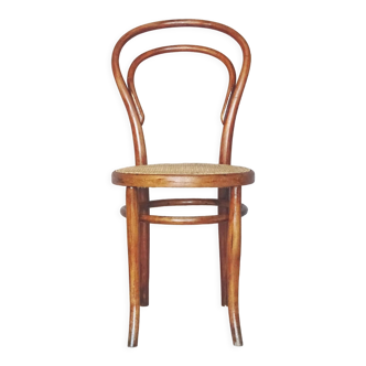 Chaise bistrot cannée N°14 par Kohn vers 1915