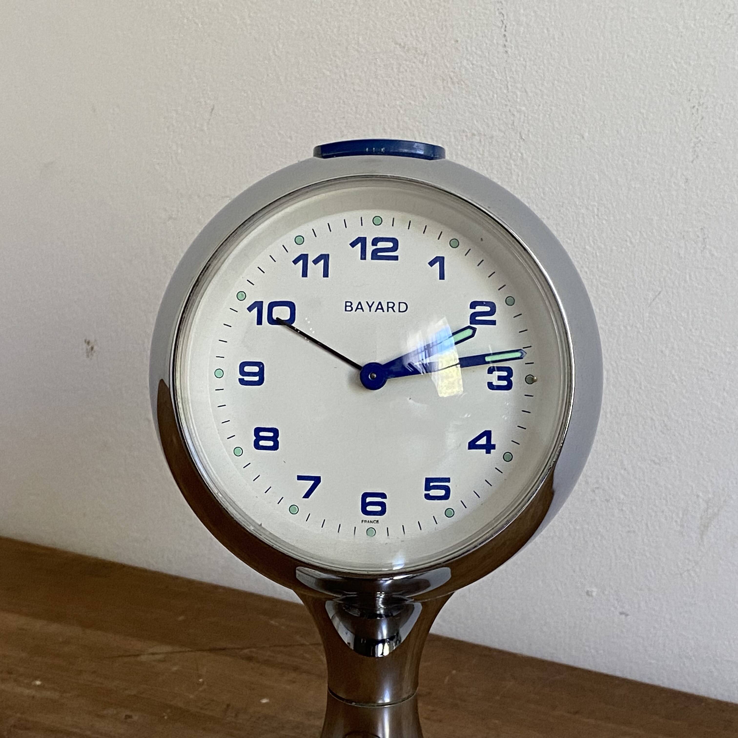 BAYARD Space age alarm clock. 1970.