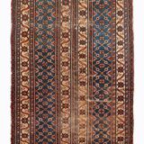 Tapis antique fait main Mashad du Moyen-Orient 132cm x 427cm (1900s)
