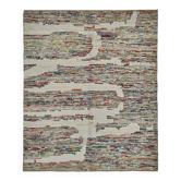 Tapis boho recyclé turc fait main 254 cm x 303 cm