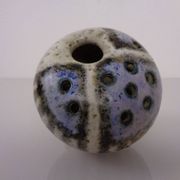 Small Danish studio ceramic vase, 1960s