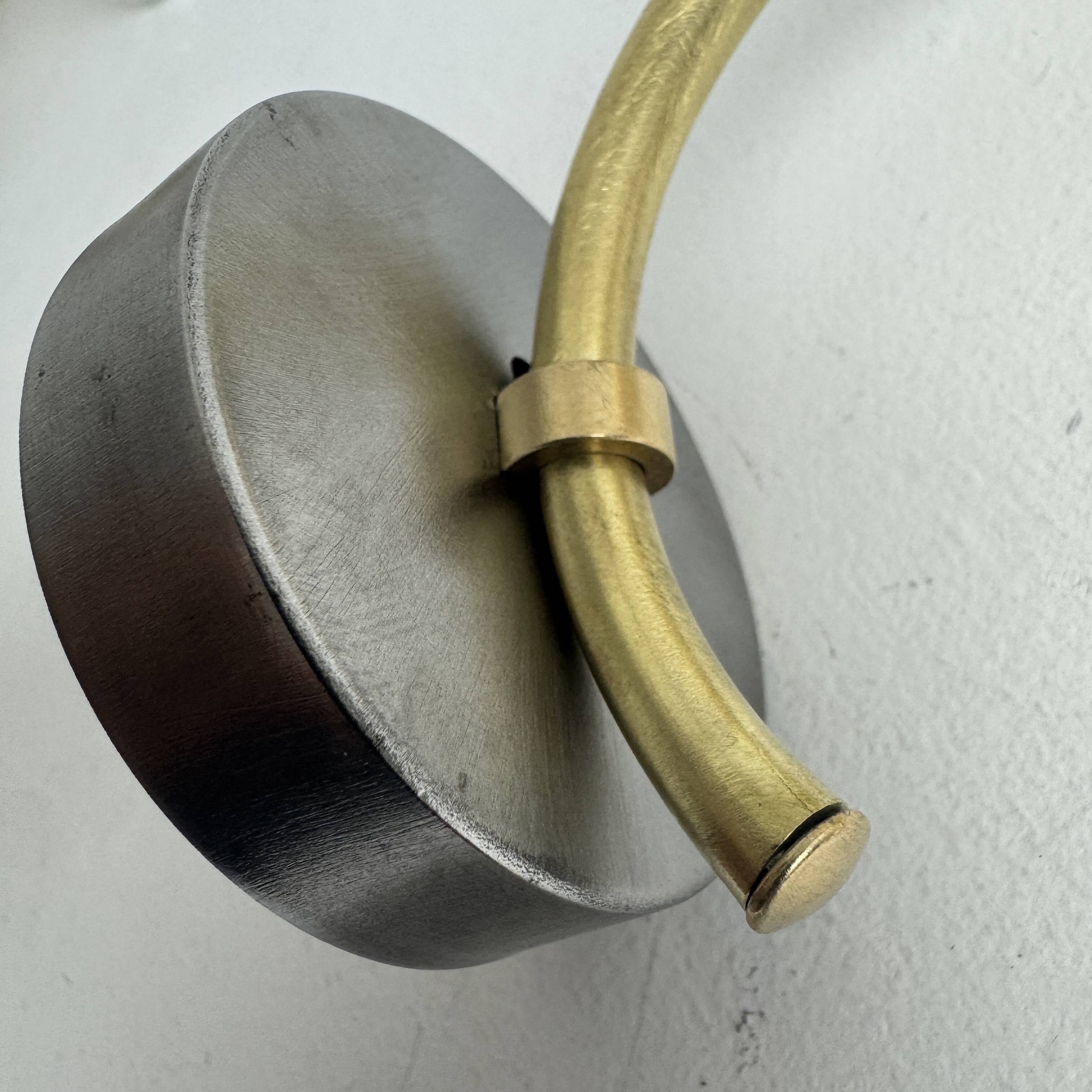 Pair of antique wall lights 1950 vintage