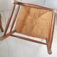 Pair of straw armchairs early twentieth vintage