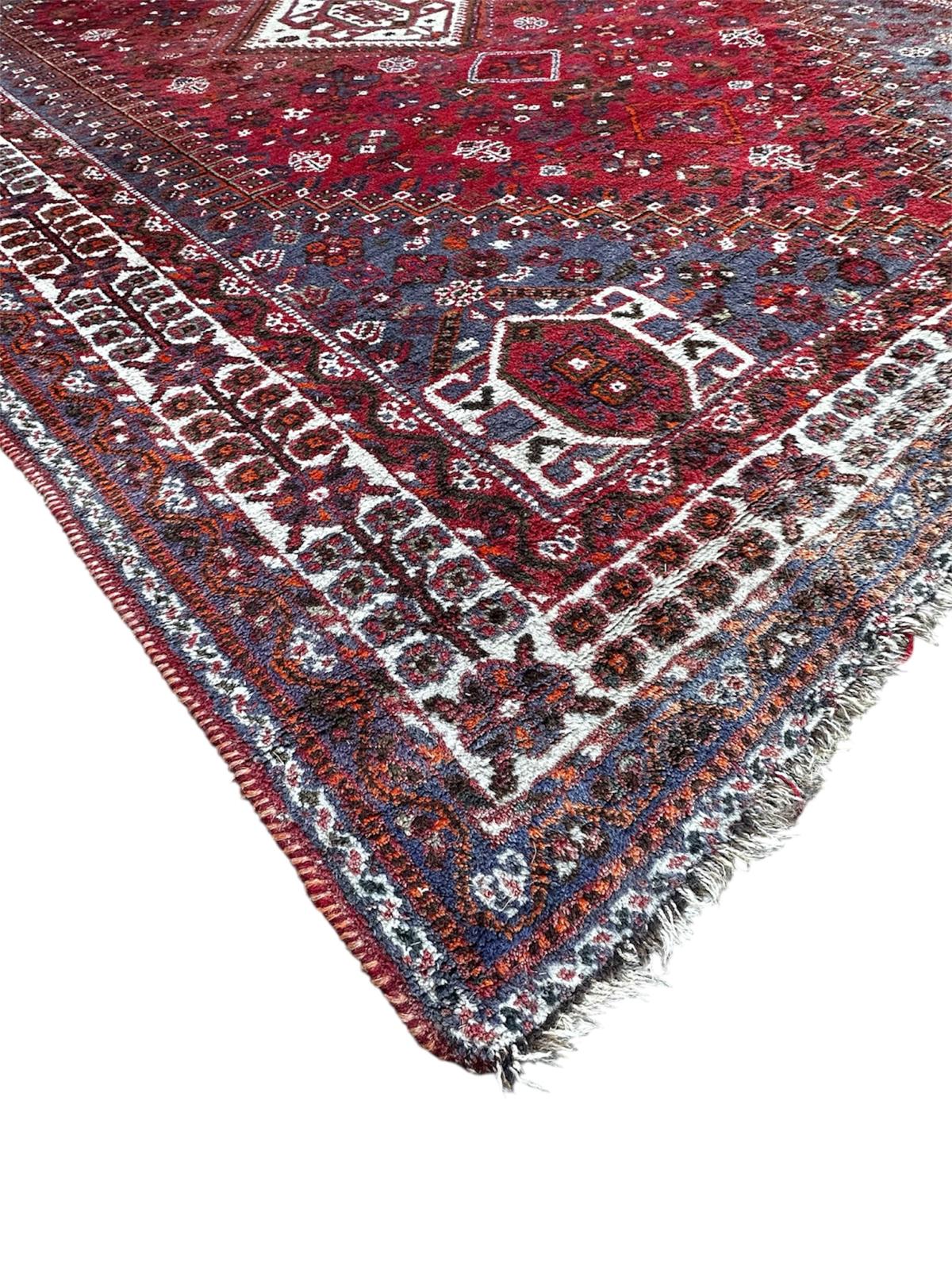 Handmade Persian Shiraz carpet 2m x 3m