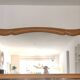 Large oak mirror 1950