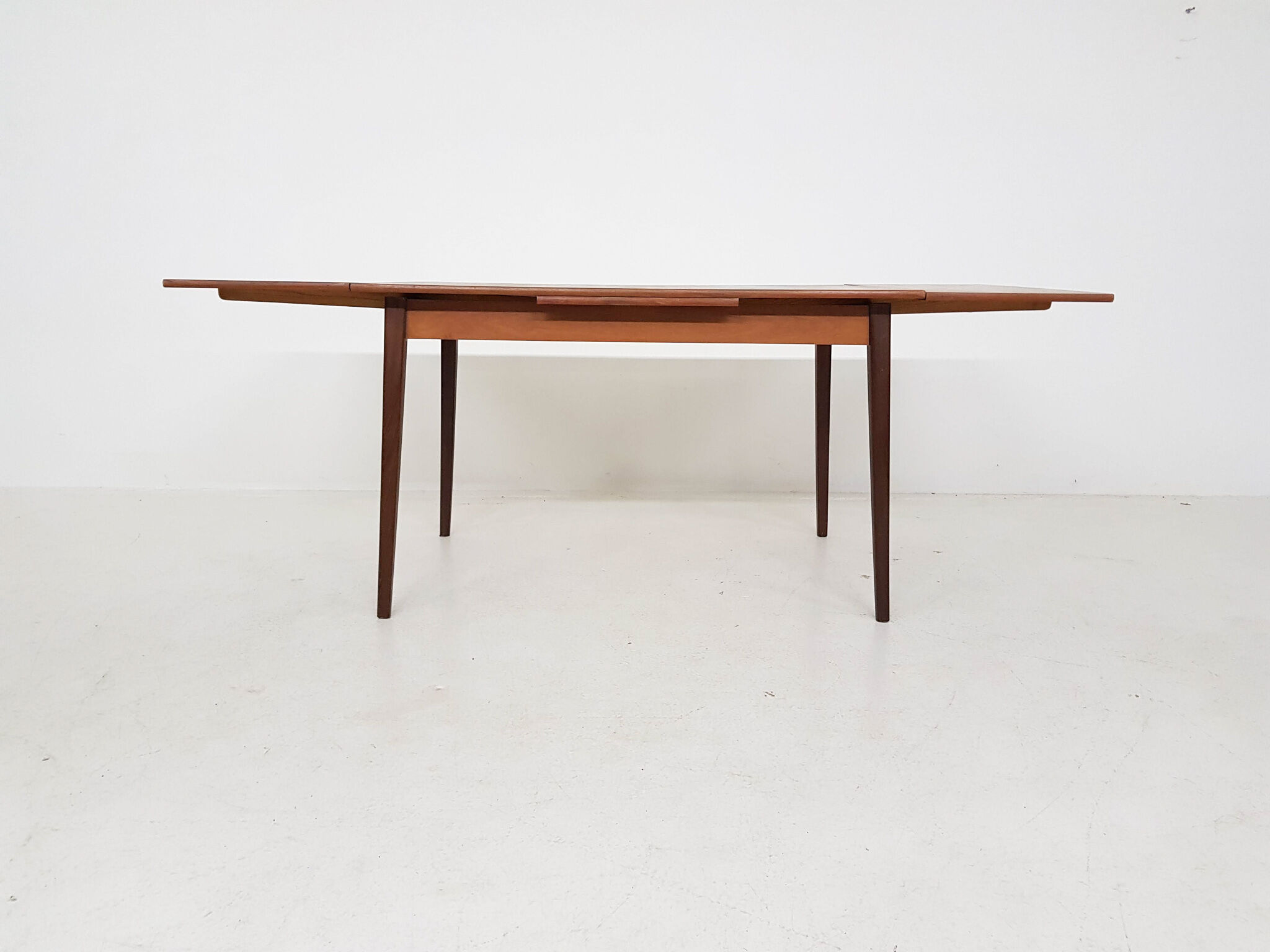 Teak extendable dining table, The Netherlands 1960