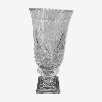 Vase en cristal taillé main les Ducs de Lorraine