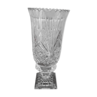 Vase en cristal taillé main les Ducs de Lorraine