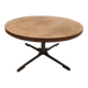 Table d'appoint ronde en design néerlandais vintage