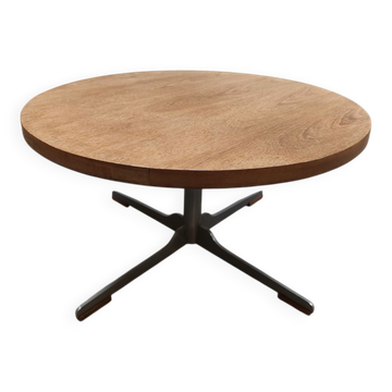 Table d'appoint ronde en design néerlandais vintage