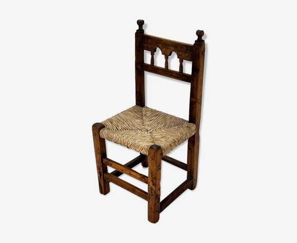 Chaise d'appoint antique du 18ème siècle, années 1700 | Selency
