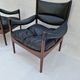 Modus armchairs in rosewood and leather by Kristian Vedel for Søren Willadsen, 2 pcs.