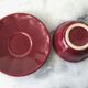 Set 12 coffee cups and vintage coffee maker