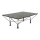 Vintage Coffee Table With Smoked Glass 80's Design