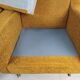 Fauteuils en velours moutarde, 1960