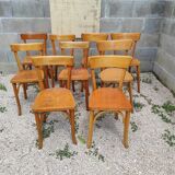 Lot 9 Baumann bistro chairs and Luterma bois bond