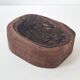 Brutalist wood and bark tray 1970