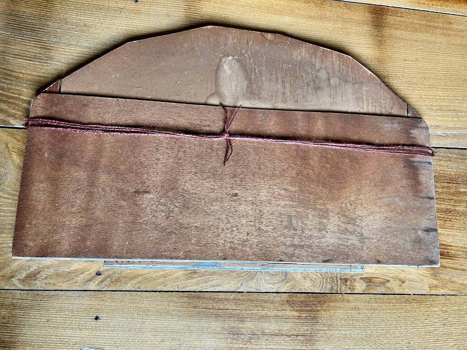 Miroir art déco bois sculpté