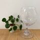 Large engraved grape crystal bowl St Hilaire
