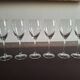 6 flutes à champagne en cristal d'Arques