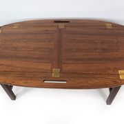 Butler's tray in rosewood of Danish design from the 1960s