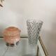 Art Deco crystal vase 50s