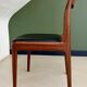 Set of 6 Danish teak chairs, 1970s.