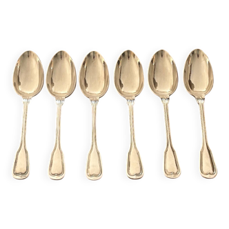 Small silver-plated metal spoons