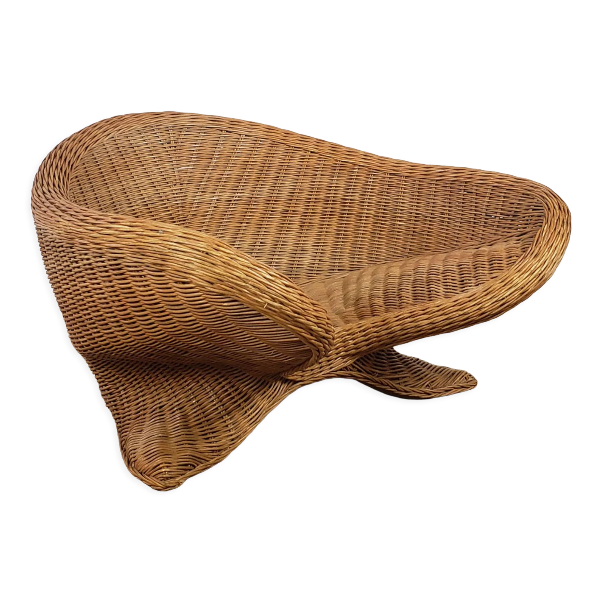 Rattan lotus meditation chair