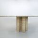 Mario Bellini – Il Colonnato – Italian travertine dining table, ca. 1980
