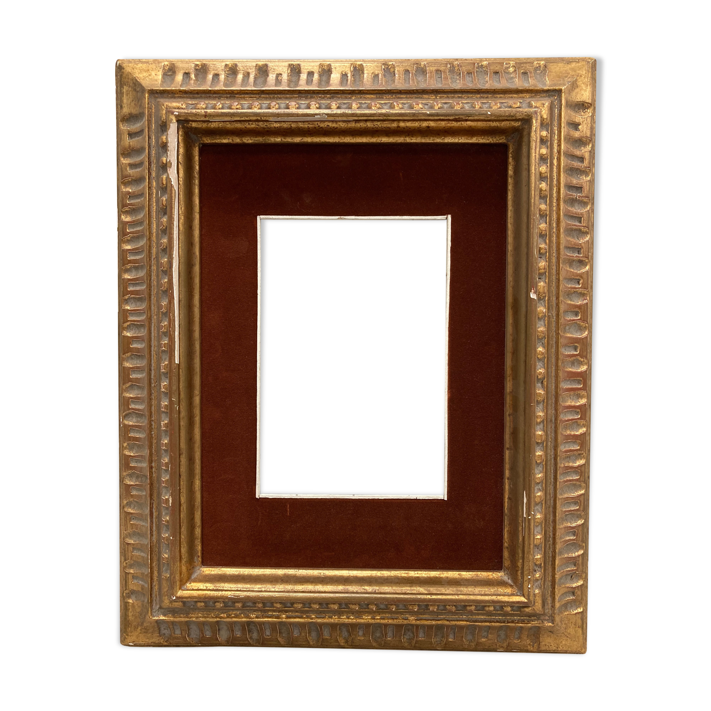 Vintage frame and its Marie-Louise