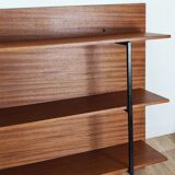 60' wall-mounted bookcase shelf