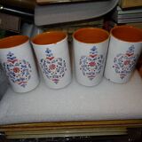 Orangeade service - pottery morocco ghrib salted - uncommon