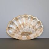 Vintage mother-of-pearl and gold trinket dish – decorative bowl