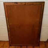 Abstract Painting on board, framed, circa 1970s