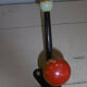 Vintage coat rack - double balls with wooden balls