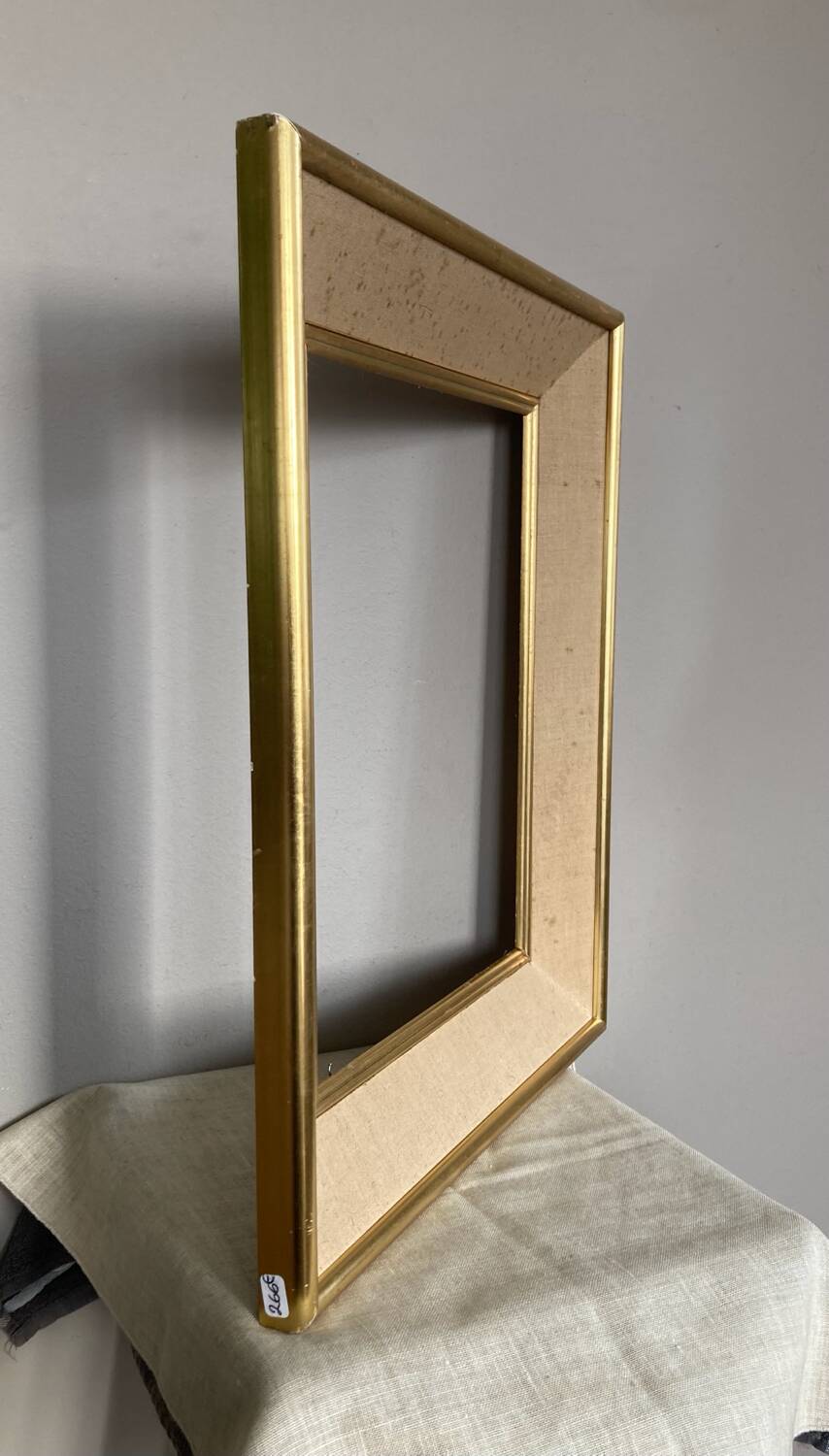 Frame in gilded wood and fabric 1950s/60s