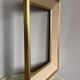 Frame in gilded wood and fabric 1950s/60s