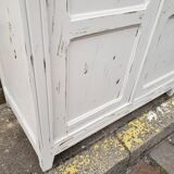 Armoire parisienne patine ancienne "lys"