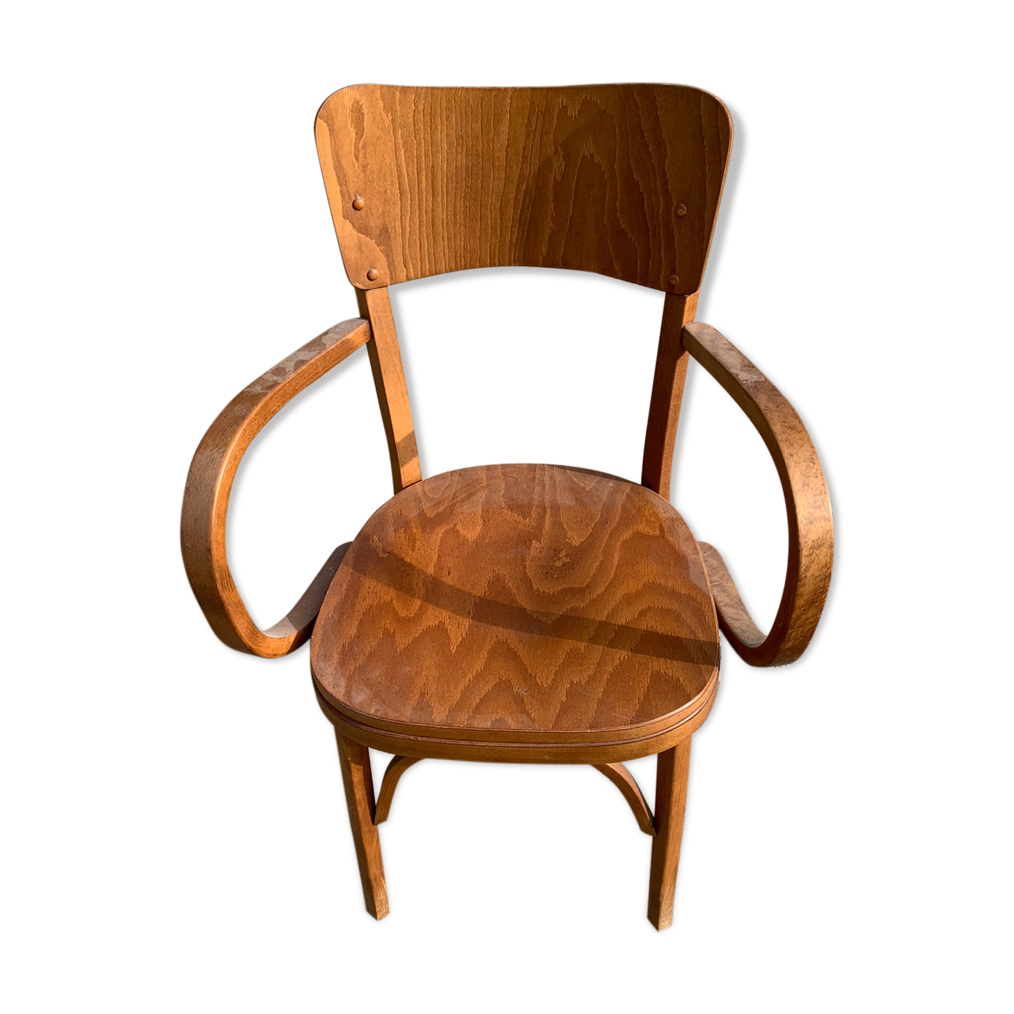 Baumann wooden armchair