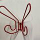 Set of 2 vintage wall coat racks