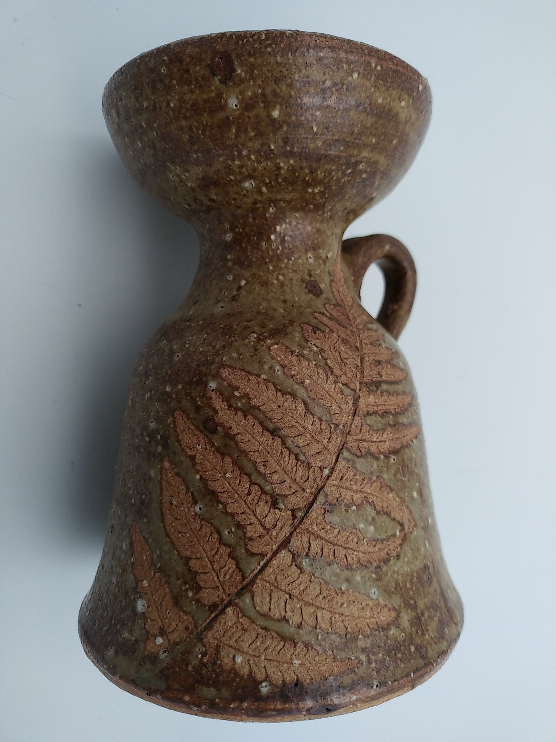 Candle holder in fern decor Alain Blanchard