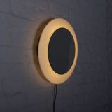 Luminous mirror in opaline glass