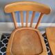 Chairs and stool stamped Luterma varnished wood